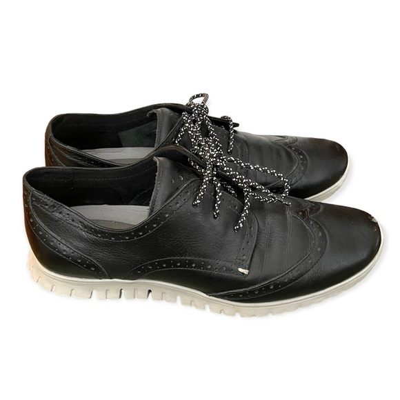Cole Haan Black Leather Women's Sneakers - Picture 2 of 7